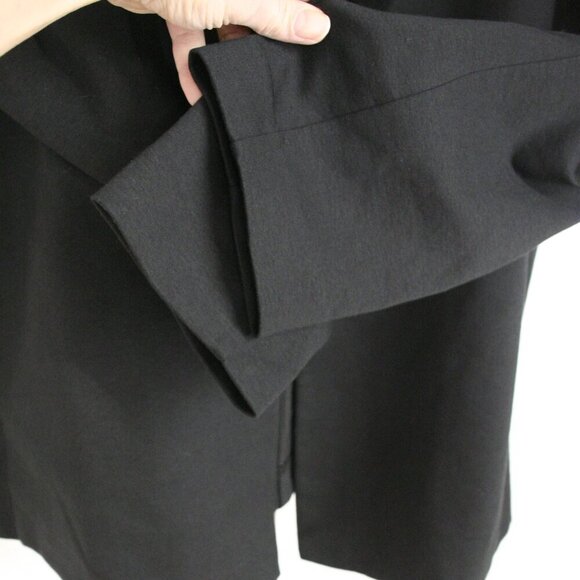 Eileen Fisher Black Cotton Blend Easy Fit Washable Ponte Blazer Sz 2X - 3X*** - Picture 7 of 14